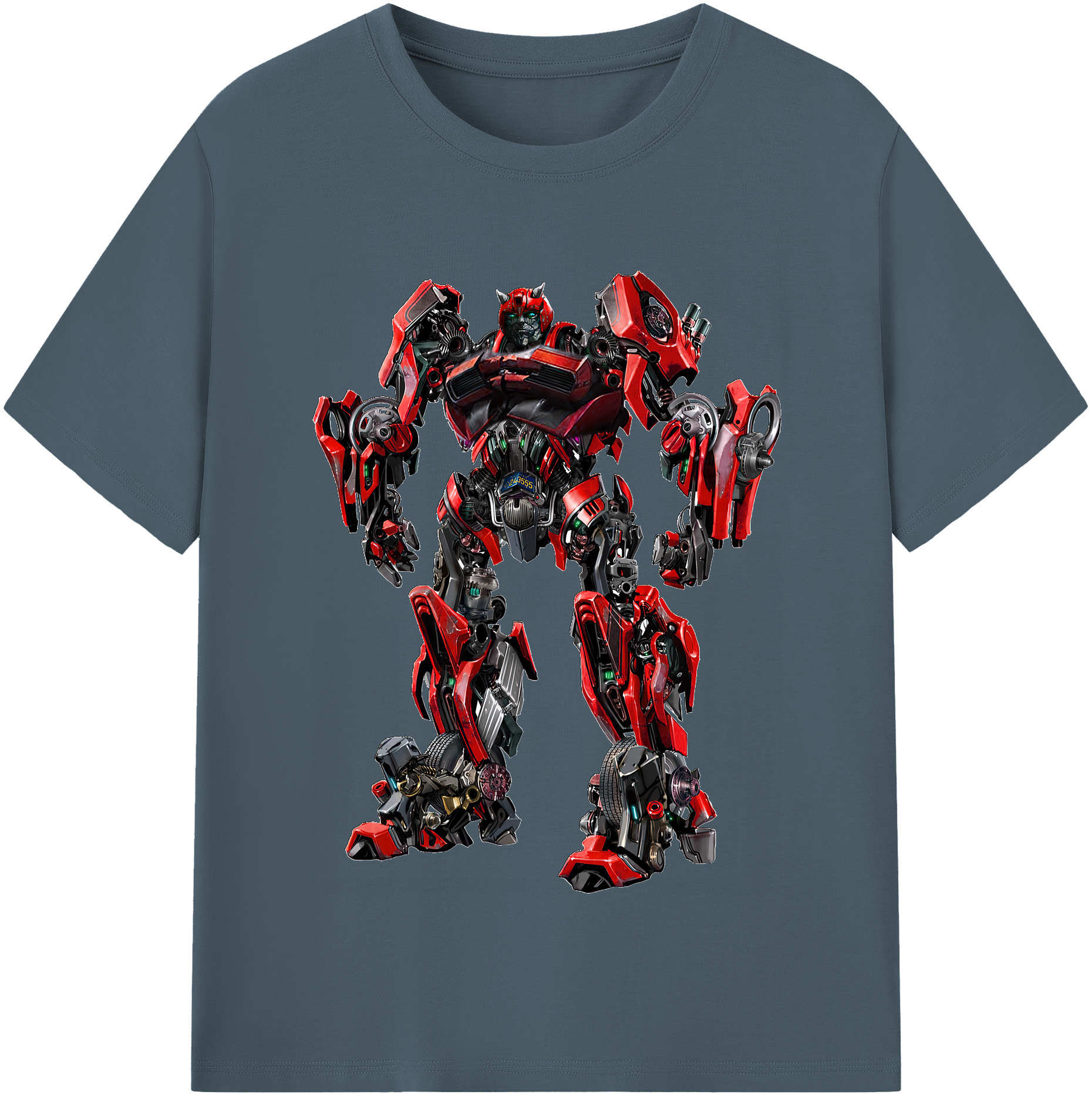 （画像用） Transformers トランスフォーマー 綿100％半袖Tシャツ（フロントプリント）